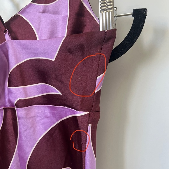 House of Harlow 1960 Satin Midi Dress, Sz M - Picture 13 of 15